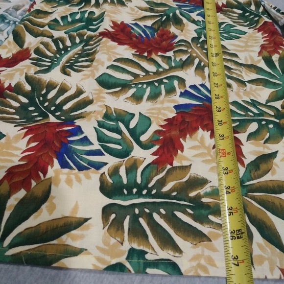 Hilo Hattie Hawaiian Red Ginger Faux Wrap Dress - Picture 10 of 12